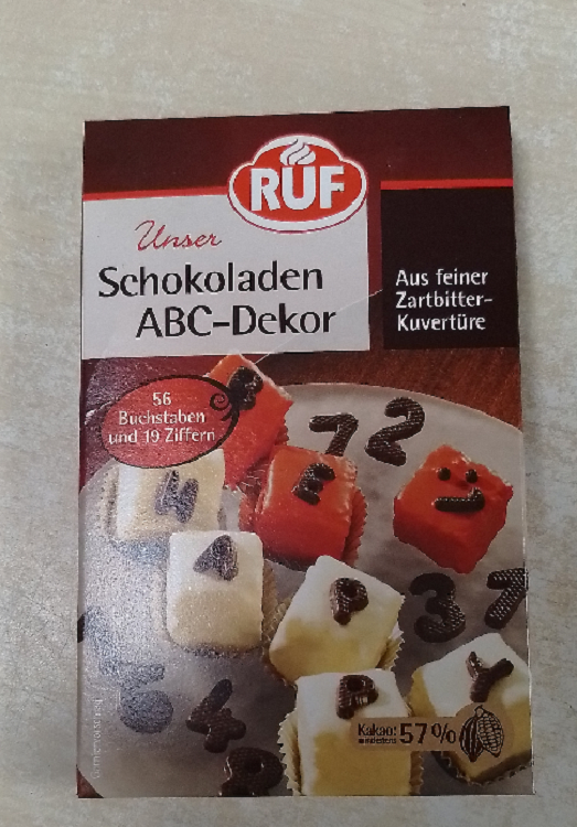 Choco letters en cijfers